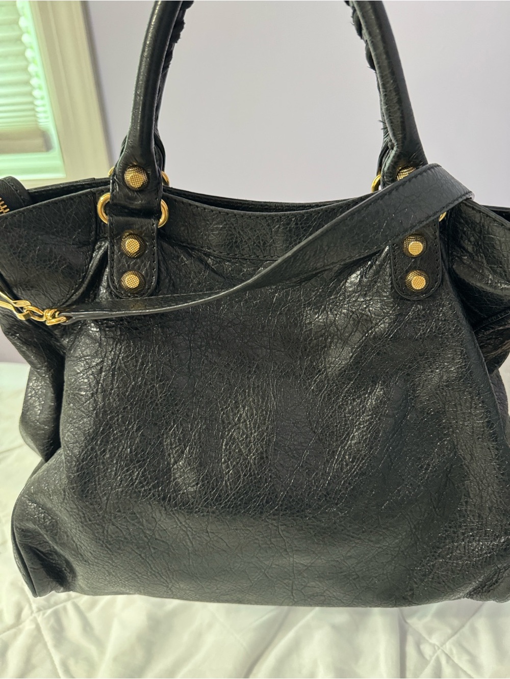 Balenciaga Giant Velo Handbag with Gold Hardware - Picture 2 of 9